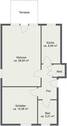 Grundriss - Etagenwohnung mit 68,00 m² in Hude zum Kaufen