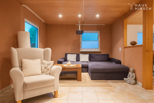 Wohnzimmer - 5 Zimmer Doppelhaushälfte zum Kaufen in Burscheid