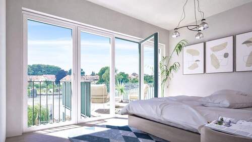 Visualisierung Wohnung - WE 7 - Wohnen und Arbeiten mit Müritzblick - da haben wir DAS Angebot in Malchow !