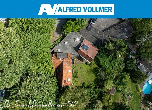 Vogelperspektive - 8 Zimmer Einfamilienhaus zum Kaufen in Wuppertal