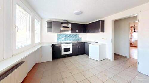 Helle Küche mit Ausblick - 2 Zimmer Etagenwohnung in Vreden