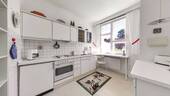 Küche mit Terrazzo-Boden - Reihenmittelhaus mit 70,50 m&sup2; in Berlin zum Kaufen