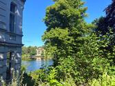 Blick auf den Badesee - 