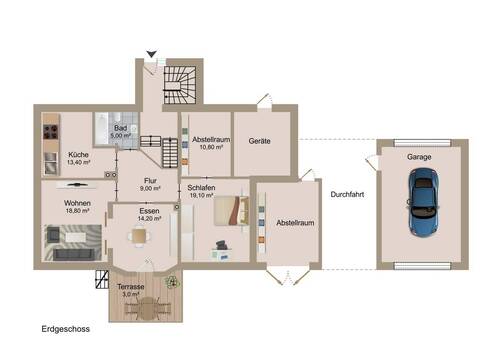 Haus rechts - 