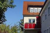 Blick zum Balkon - 3 Zimmer Etagenwohnung zur Miete in Baiersdorf