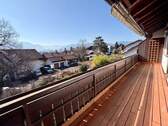 großzügiger Balkon - Murnau: 2-Zimmer-Wohnung mit wunderschönem Bergblick
