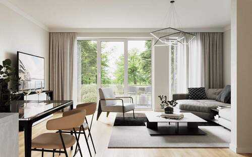 Beispiel Wohnbereich - 4 Zimmer Doppelhaushälfte in Hamburg