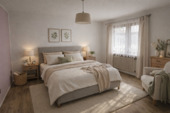 virtually staged - Schlafzimmer EG - 