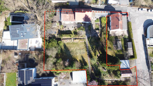 Draufsicht - Grundstück in Schwabach