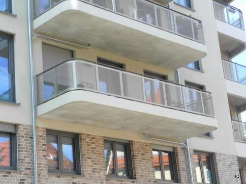 Ansicht großer Balkon - zum Bischofsplatz raus - 