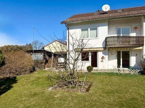 Außenansicht vom Garten aus - 6 Zimmer Doppelhaushälfte zum Kaufen in Murnau am Staffelsee