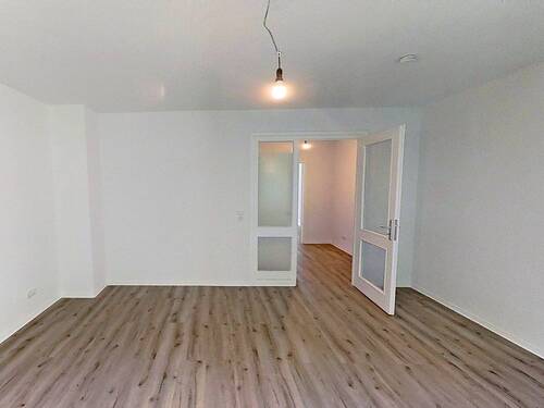 Ansicht III: Wohn- und Esszimmer - 3 Zimmer Etagenwohnung in Rendsburg
