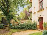 Blick in den Garten - 4 Zimmer Einfamilienhaus zum Kaufen in Leipzig
