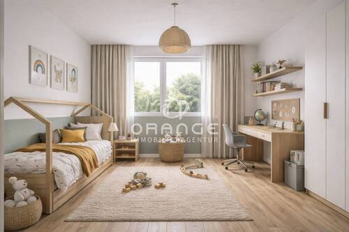 Schlafzimmer KI - Etagenwohnung mit 141,00 m&sup2; in Dresden / Briesnitz zum Kaufen