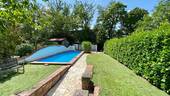 Pool + Gartenansicht - Einfamilienhaus mit 294,00 m² in Aschaffenburg zum Kaufen
