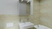 Virtualisierung Bad mit Badewanne - 