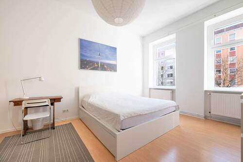 Schlafzimmer - Etagenwohnung mit 78,00 m&sup2; in Berlin zum Kaufen
