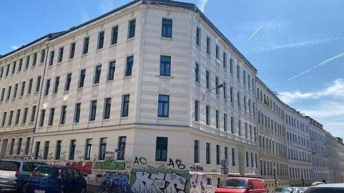 Straßenansicht - 8 Zimmer Etagenwohnung zum Kaufen in Leipzig