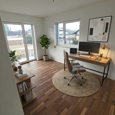 Arbeitszimmer - 4 Zimmer Doppelhaushälfte in Riedering