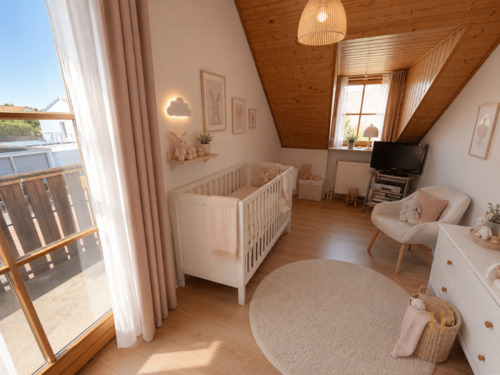 Kinderzimmer visualisiert - 