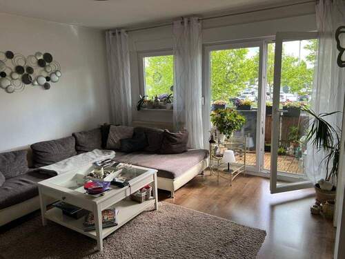 Wohnzimmer - Etagenwohnung mit 66,10 m&sup2; in Mahlow zum Kaufen