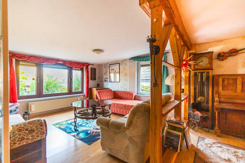 Wohnzimmer Haupthaus EG - 8 Zimmer Einfamilienhaus in Wiek