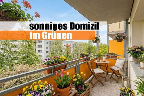 sonniges Domizil im Grünen - Grünes Glück gefunden: helle 3 Zimmer Wohnung am Bernsdorfer Hang
