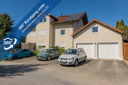 360°-Rundgang Außenansicht - Gartenwohnung im nördlichen Stadtrand von Passau!