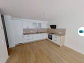 Ansicht III: Wohn- und Esszimmer mit offener Küche - Etagenwohnung mit 67,00 m&sup2; in Stuttgart zur Miete