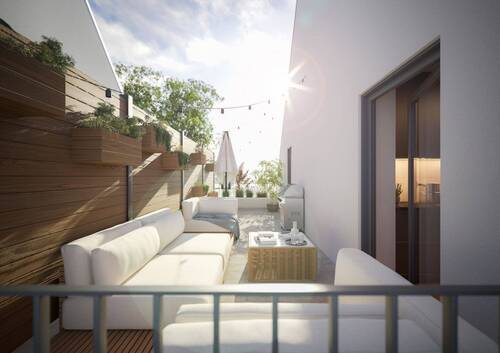 Am_Sailersberg_Dachterrasse_TAG_FINAL.jpg - Baubeginn erfolgt - Zwei Dachterrassen, Tageslicht-Bad, Aufzug, TG und Nähe Pegnitzauen