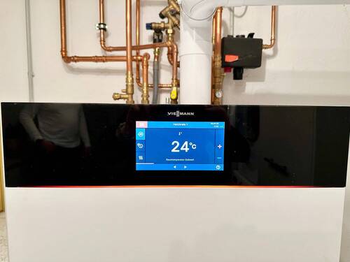 neue Viessmann-Brennwert-Heizung - 