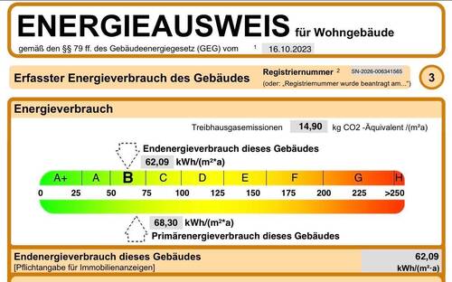 Energieausweis Auszug - 