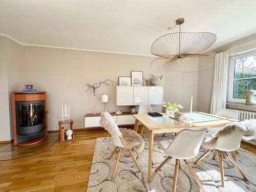 Essbereich mit Kamin - 