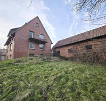 Grundstück mit Weserblick und aufstehendem Abrissgebäude in Pet.-Ovenstädt - Petershagen