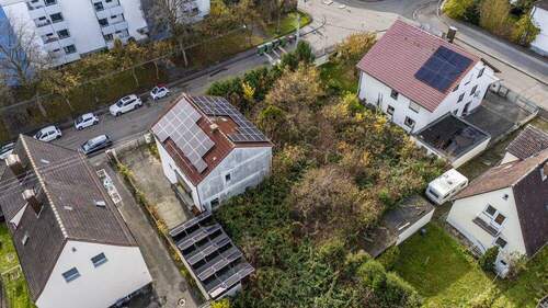 Vogelperspektive - Grundstück in Augsburg