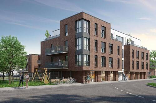 Straßenansicht - 4 Zimmer Etagenwohnung in Wunstorf