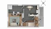 Grundriss EG - Einfamilienhaus mit 92,20 m&sup2; in Erfurt zum Kaufen