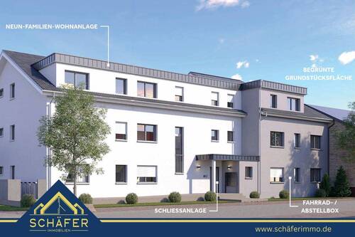 Titelbild - Moderne 3-ZKB-Dachgeschosswohnung mit Balkon & Aufzug in Rehlingen zu vermieten