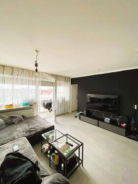 Wohnzimmer - Mannheim! 1-Zimmer-Wohnung mit Balkon