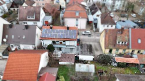 Luftaufnahme - 6 Zimmer Einfamilienhaus in Ansbach