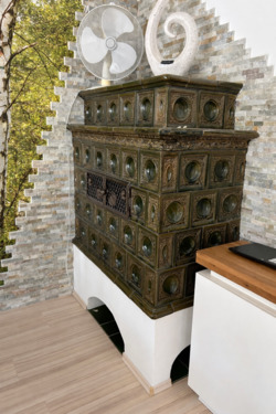 Erdgeschoss Kachelofen - 4 Zimmer Doppelhaushälfte in Burghausen