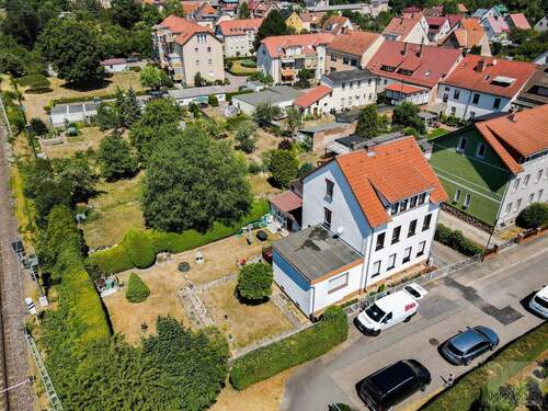 Außenansicht Süd-West-Seite - 7 Zimmer Mehrfamilienhaus, Wohnhaus zum Kaufen in Rudolstadt