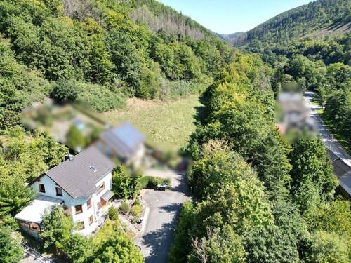 Wo "eingebettet in die Natur" nicht nur eine Flosk - 5 Zimmer Mehrfamilienhaus, Wohnhaus in Leutenberg