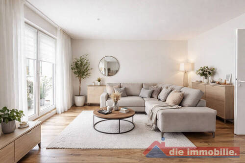 Wohnzimmer - Etagenwohnung mit 57,20 m&sup2; in Magdeburg zum Kaufen