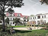 Palais Stahnsdorf Innenhof mit Kinderspielplatz un - 