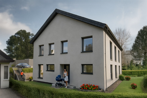 Wberse - Neue bezugsfertige DHH inkl. Grundstück in Hiddenhausen