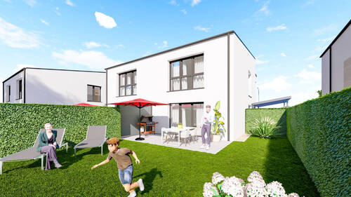 Rückansicht.jpg - Mehrfamilienhaus, Wohnhaus mit 123,00 m² in Langerwehe zum Kaufen