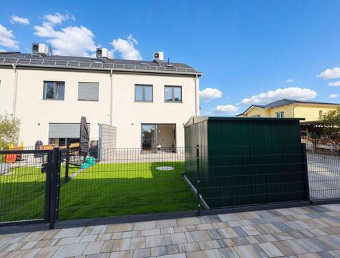 Rückansicht - 5 Zimmer Reihenmittelhaus zur Miete in Krostitz