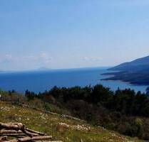 Traumhaftes Baugrundstück mit unverbaubarem Meer- und Bergblick in Istrien - Gornji Rabac