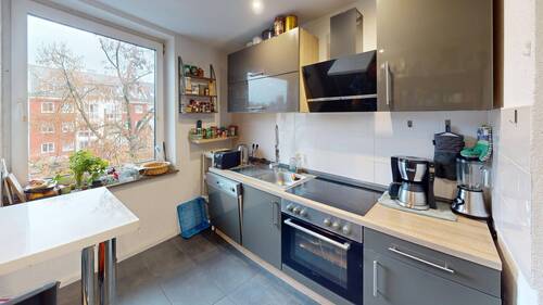 Küche - Etagenwohnung in Kassel zum Kaufen